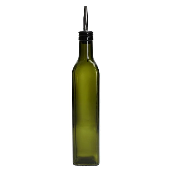 Essig-/ölflasche, grünes glas, 500 ml