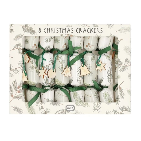Christmas cracker, grün, 8 stück