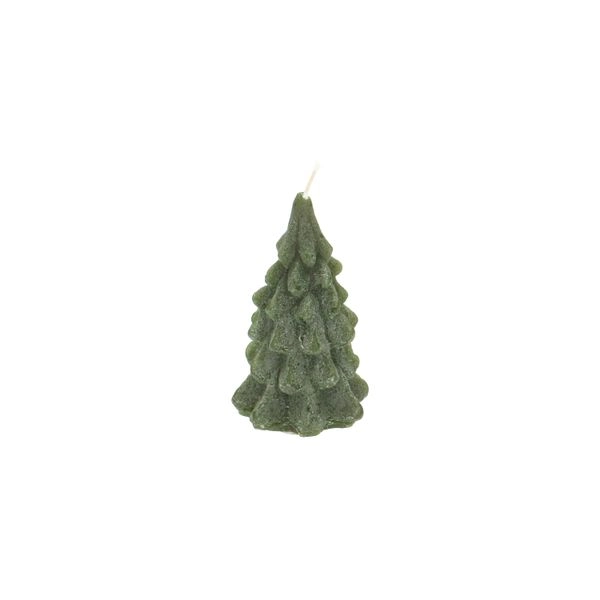 Kerze tannenbaum, dunkelgrün, 7 cm