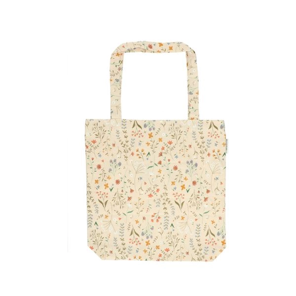 Tasche, bio-baumwolle, feldblumen