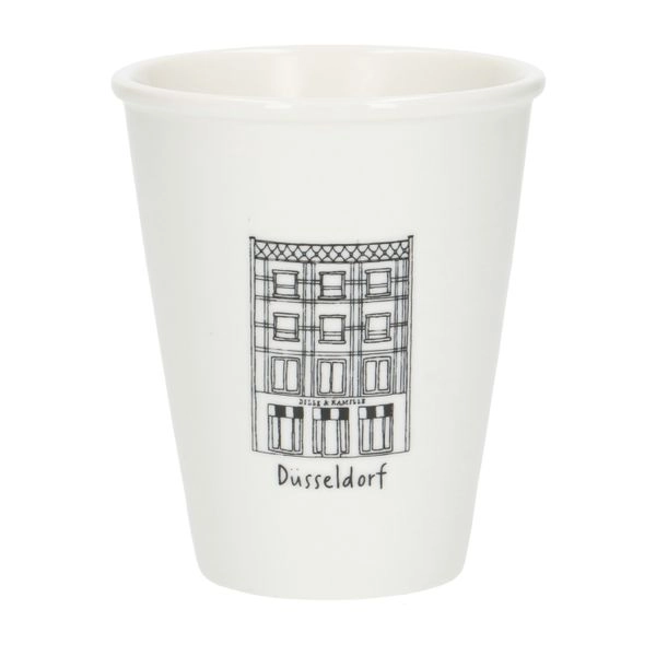 Giebel-becher, düsseldorf, porzellan, 200 ml