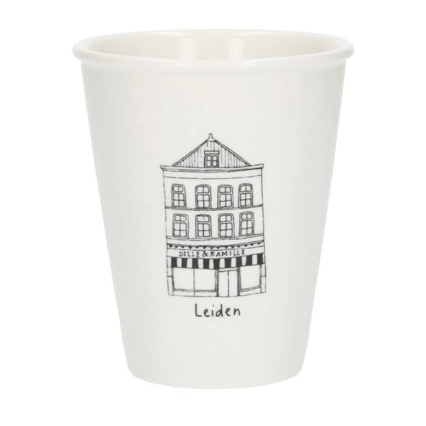 Giebel-becher, leiden, porzellan, 200 ml