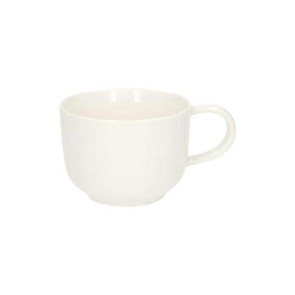 Cappuccinobecher, organisch, porzellan, weiß, ø 11 cm