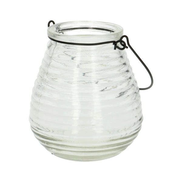 Horizontal geripptes glas mit aufhängung