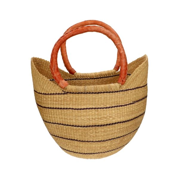 Tasche, savannengras, gestreift groß