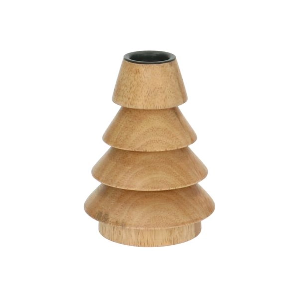 Kerzenständer, tannenbaum, buchenholz, 10,5 cm