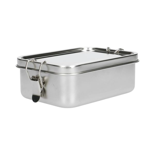 Lunchbox mit silikonring, rostfreier stahl, 850 ml