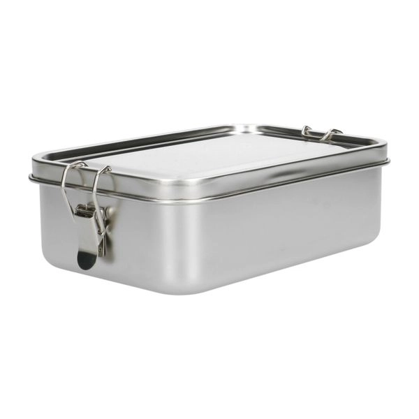 Lunchbox mit silikonring, rostfreier stahl, 1400 ml