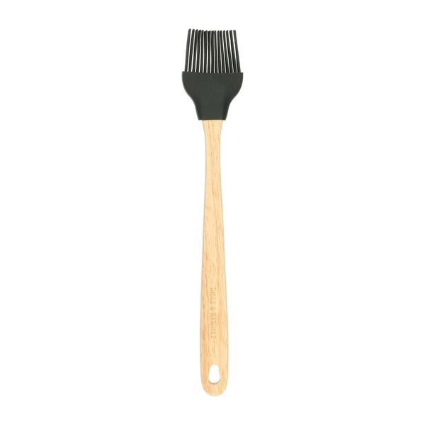 Backpinsel, kautschukholz und schwarzes silikon