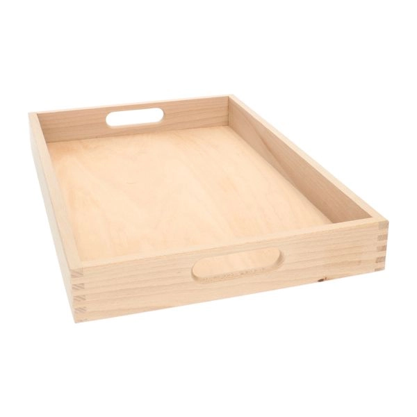 Tablett, buchenholz, rechteckig, 30 x 45 cm
