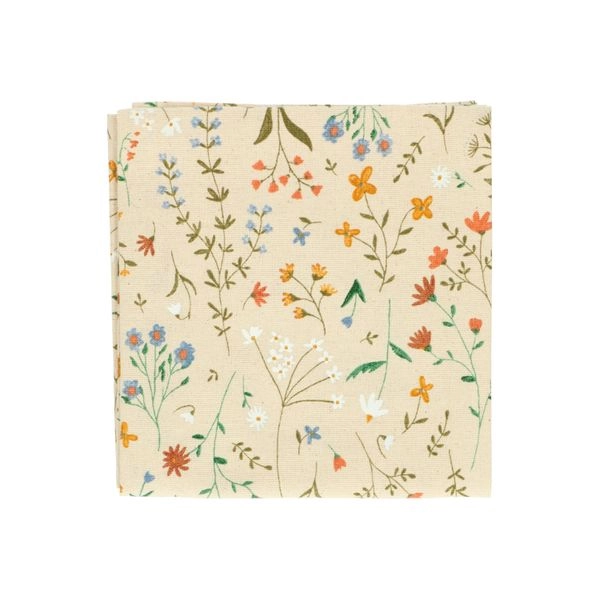 Geschirrtuch, bio-baumwolle, feldblumen, 50 x 70 cm