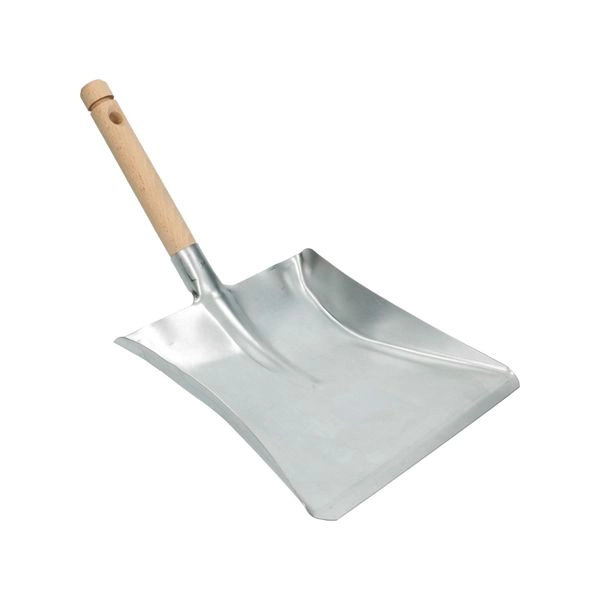 Kehrschaufel, metall mit holzstiel