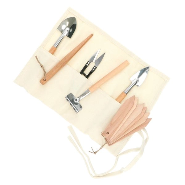 Gartenwerkzeuge im etui, 6er-set