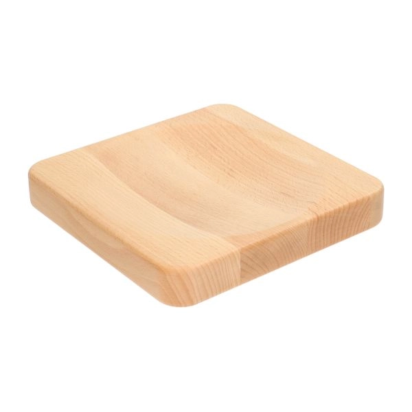 Kräuterschneidebrett, buchenholz, 20 x 20 cm