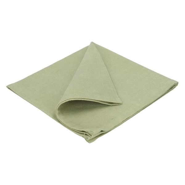 Serviette, gots bio-baumwolle, moosgrün, 40 x 40 cm