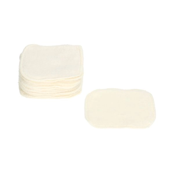 Wattepads, waschbar, bio-baumwolle, gots, 12 stück