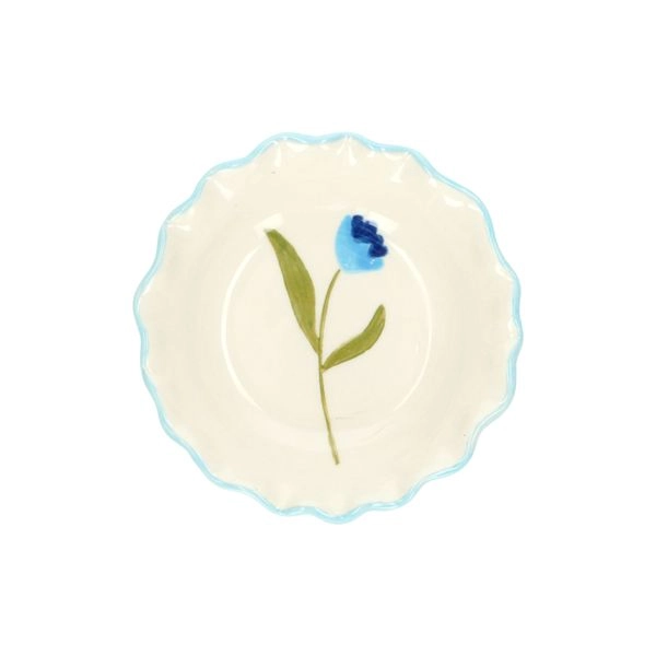 Schälchen, steingut, blaue tulpe, ø 9 cm