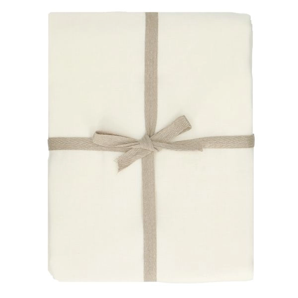 Tischdecke extra lang, leinen, off-white, 137 x 350 cm