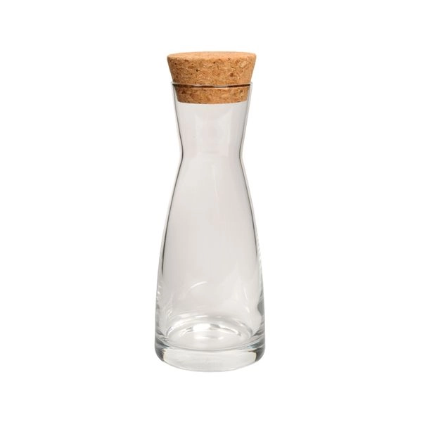 Karaffe mit korken, glas, 0,5 l
