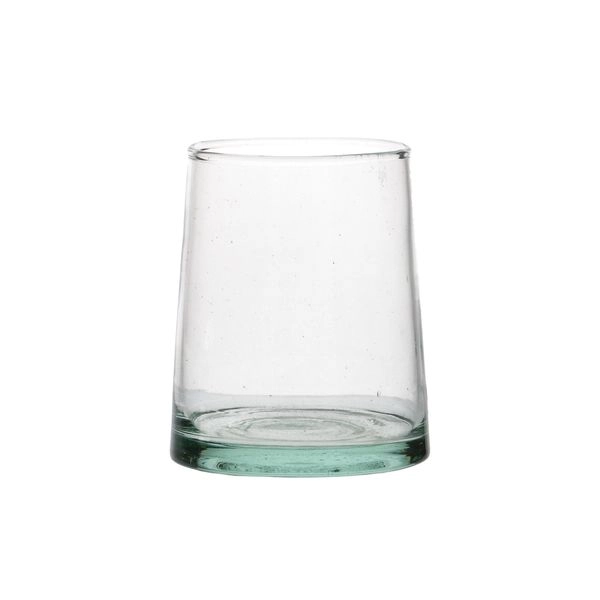 Glas, konisch, recyceltes glas, handgeblasen, 250 ml