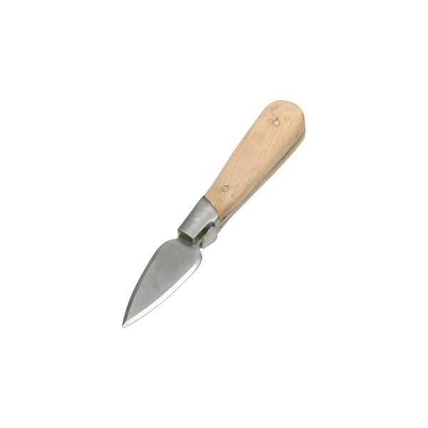 Austernmesser, kautschukholz/rostfr. stahl