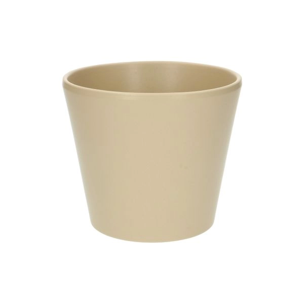Übertopf, steingut, kieselgrau, ø15,5 cm