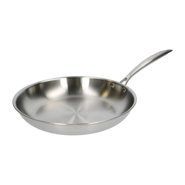 Pfanne, 3 metallschichten, rostfreier stahl, pfas-frei, ø 28 cm