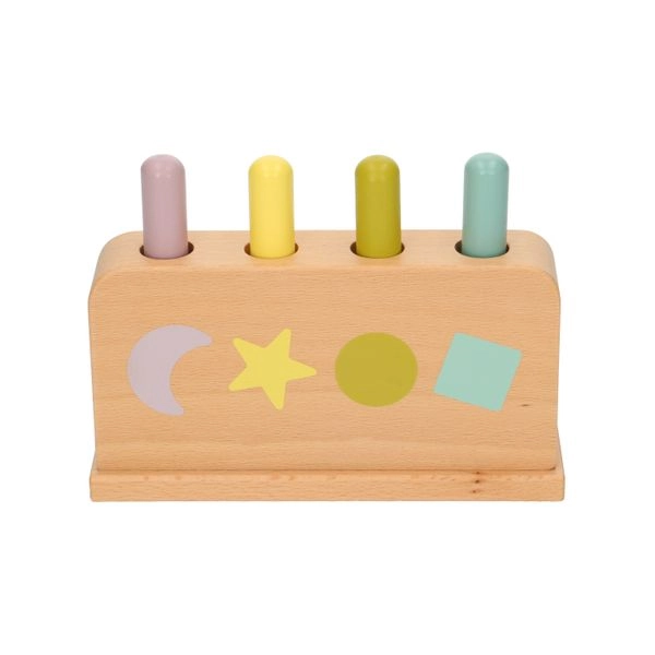 Klopf- und steckspiel, holz, babyspielzeug