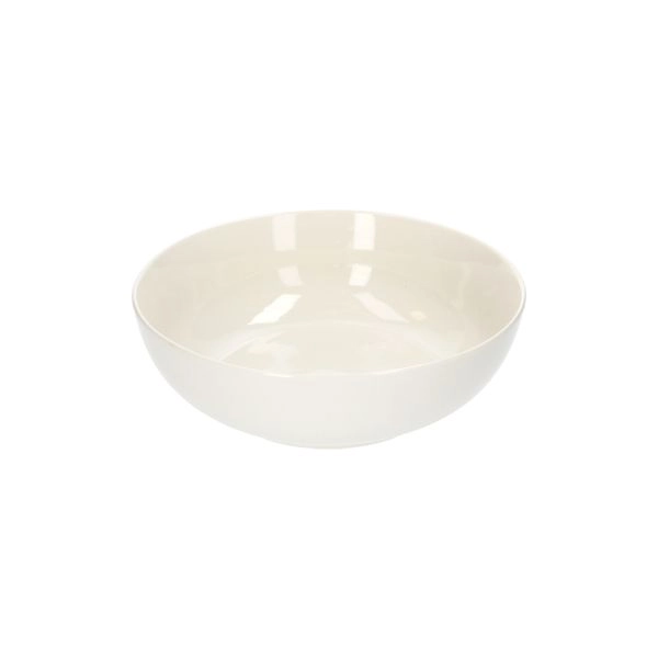 Schale, organisch, porzellan, weiß, ø 22 cm x 7 cm