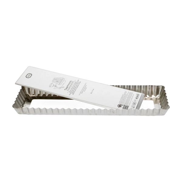 Tarteform, recycelter rostfr. stahl, pfas-frei, hebeboden, 35 cm