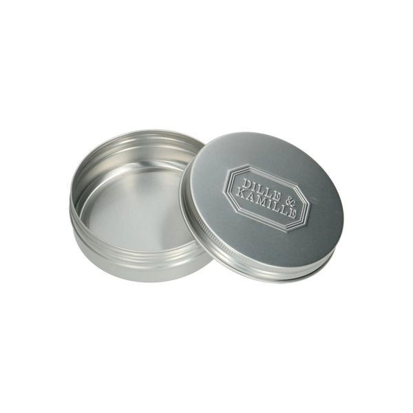 Dose für festes shampoo, aluminium, ø 8,5 x 7 cm