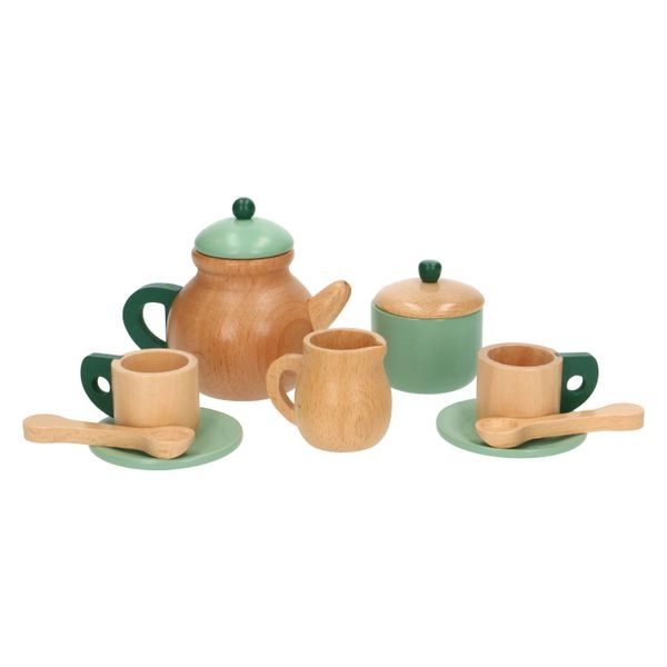 Teeservice, holz