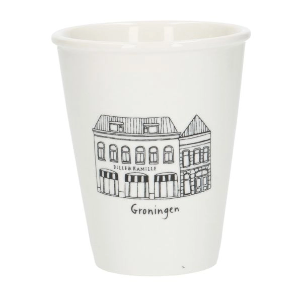 Giebel-becher, groningen, porzellan, 200 ml