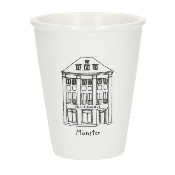 Giebel-becher, münster, porzellan, 200 ml