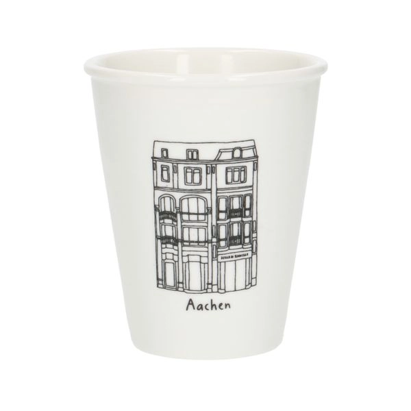 Giebel-becher, aachen, porzellan, 200 ml