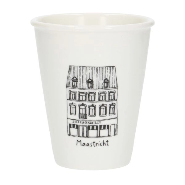 Giebel-becher, maastricht, porzellan, 200 ml