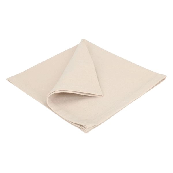 Serviette, bio-baumwolle (gots), kieselfarben,40 x 40 cm