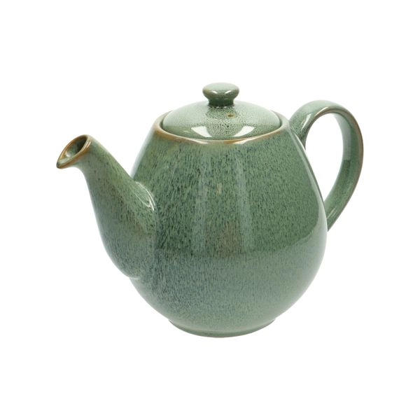 Teekanne, reactive glasur, steingut, grün, 1.8 liter