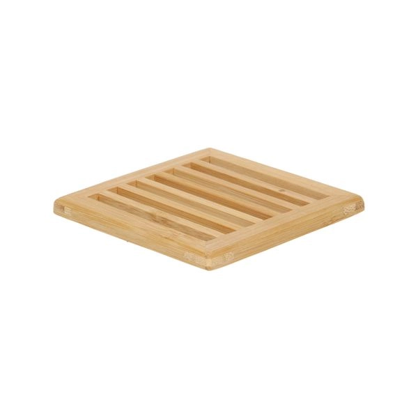 Untersetzer quadrat, bambus, 10 x 10 cm