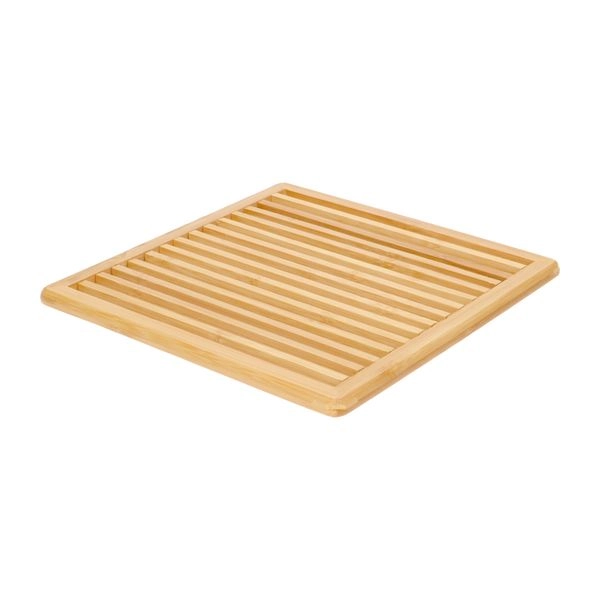 Topfuntersetzer quadratisch, bambus, 20 x 20 cm