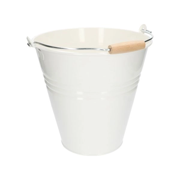 Eimer, zink, offwhite, 10 l