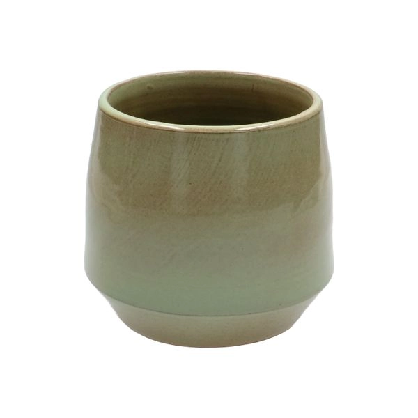 Blumenübertopf, steingut met reactiver glasur, grün, ø 15 cm