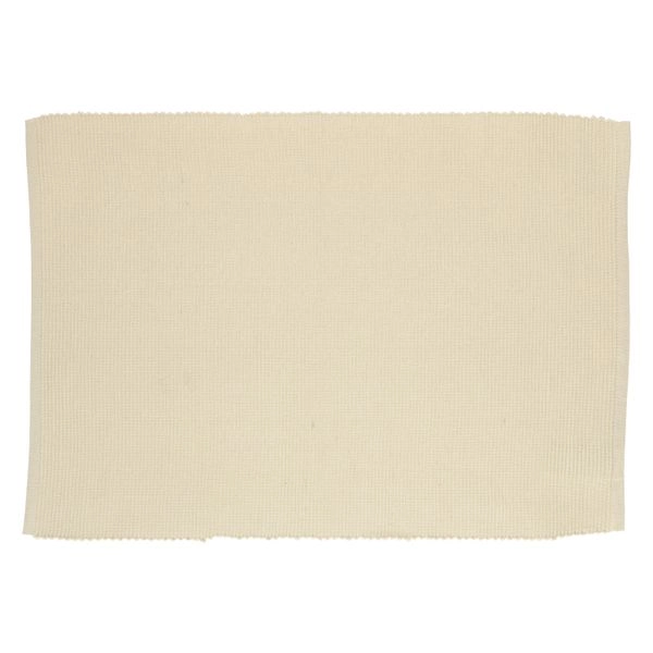 Tischset gerippt, bio-baumwolle (gots), sandgrau, 35 x 50 cm