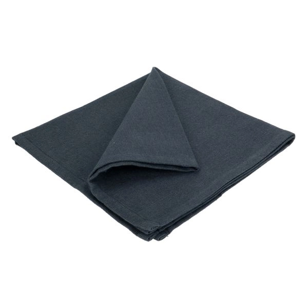 Serviette, bio-baumwolle (gots), nachtblau, 40 x 40 cm