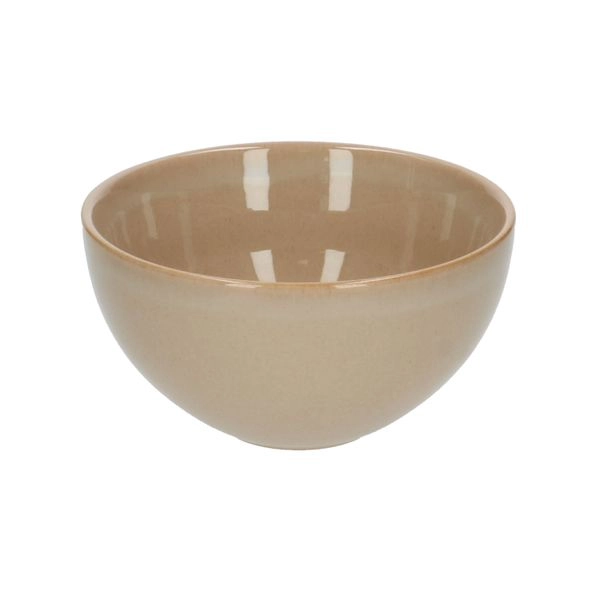 Schale, reactive glasur, steingut, sandfarben, ø 13.5 cm