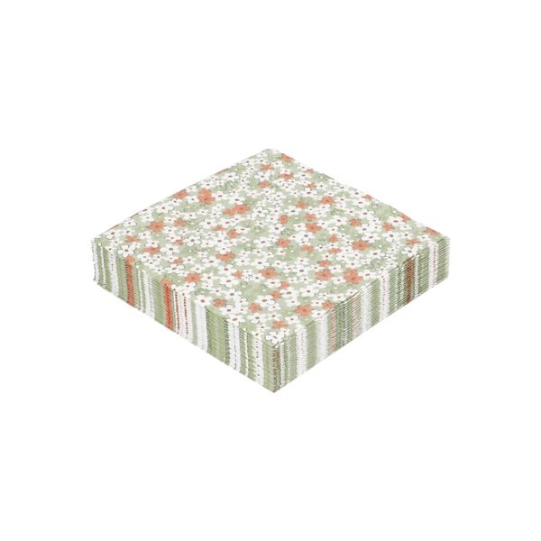 Servietten, papier, blumen, 25 x 25 cm, 20 stück