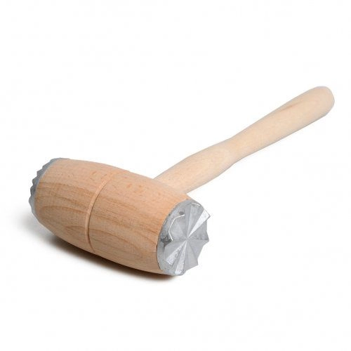 Fleischhammer, buchenholz mit aluminium