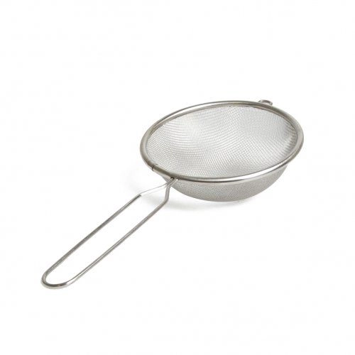 Küchensieb mit stiel, rostfreier stahl, durchmesser 12 cm.
