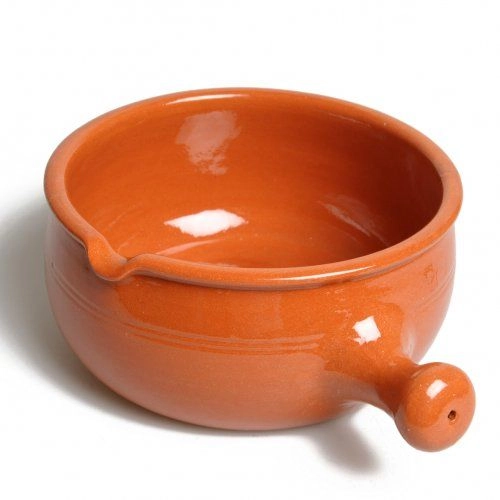 Fonduetopf/caquelon, groß, rotes terrakotta