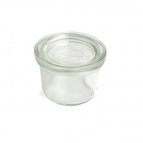 Einweckglas, niedrig, 80 ml